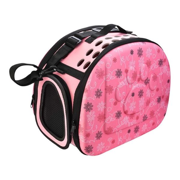 Qet transportadora capa de assento do carro do cão de viagem animal transportadora espaço respirável sacos para cães gatos portadores mochila para cães bens para pets306r