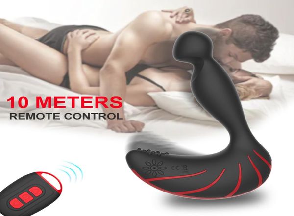 MultiFrequency Remote Masturbator Analvibrator für männlichen Sex6711152