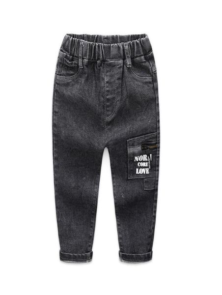 KEAIYOUHUO 2020 Autunno Inverno Skinny Jeans Bambini Boy Cowboy Pantaloni DarkColor Denim Pantaloni lunghi Bambini Baby Boy Strech Jeans J122962281