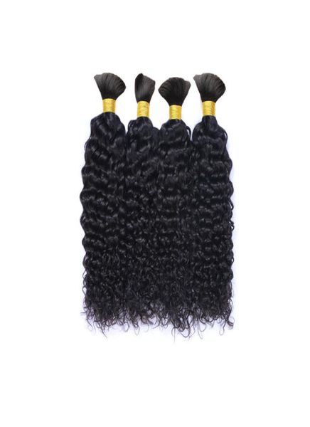Микро-мини-волосы, бразильские объемные волосы для плетения пучков человеческих волос, мокрое и волнистое плетение, без утка4565279