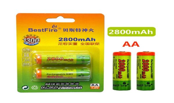 Batteria antincendio NiMH 12V 11002800mAh Batteria AA ricaricabile 2 pezzi per set per giocattolo Telecomando per fotocamera digitale MP3 MP4 elec1344748