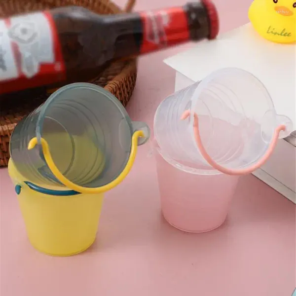 Mini boccale da birra per bicchieri disponibile in più colori Base ispessita facile da pulire Tazza piatta dal design creativo anticorrosione e durevole