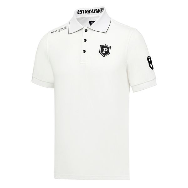 İlkbahar/Yaz Yeni Erkekler Golf Açık Hız Spor Spor Gömlek Nefes Alabilir Yakız Yakası Kısa Kollu T-Shirt Leisure İşlemeli Polo Top