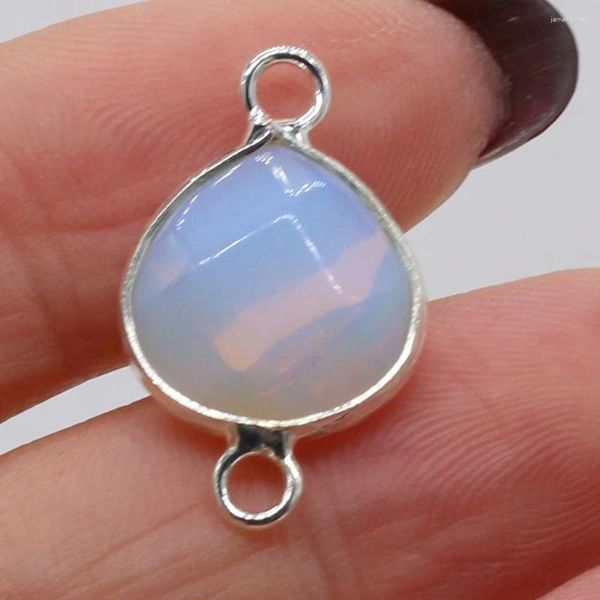 Charms Naturstein Edelstein Opal Anhänger Stecker Lose Perlen Handarbeit Basteln DIY Halskette Armband Schmuck Zubehör Geschenkherstellung