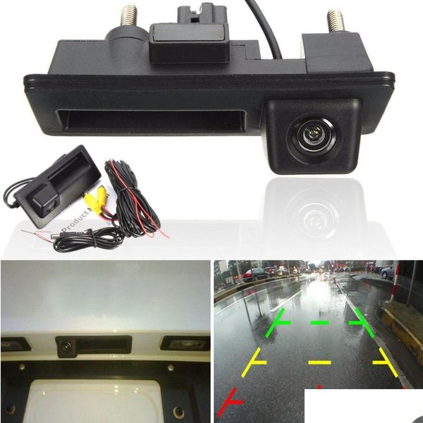 Araba Diğer Otomatik Elektronik Güzel 170 Derece 1080p CCD Araç Arka Görünüm Kamerası VW Passat Golf Jetta Tiguan Touareg B6 B7 A3 A4 A5 A DHJPZ