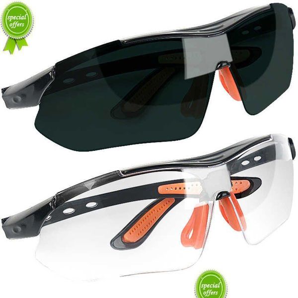 Andere Innenaccessoires Neue winddichte Fahrradbrille High-Definition-Belüftung Sicherheitsarbeitslabor Sanddichter Schutztropfen Dhtxd