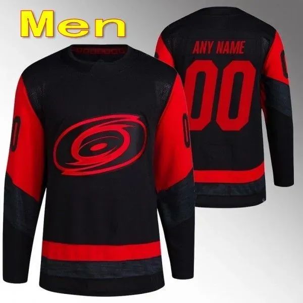 Menina de camisa de hóquei personalizada Mulheres jovens Carolina''Hurricanes'''stadium Series Jersey Andrei Svechnikov Brent Burns Jalen Chatfield Sebastian Aho Seth Jarvis