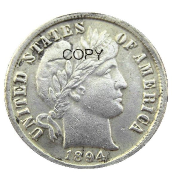 US Barber Dime 1894 P S O Artesanato Banhado a Prata Cópia Moedas Metal Morre Fábrica de Fabricação 3257