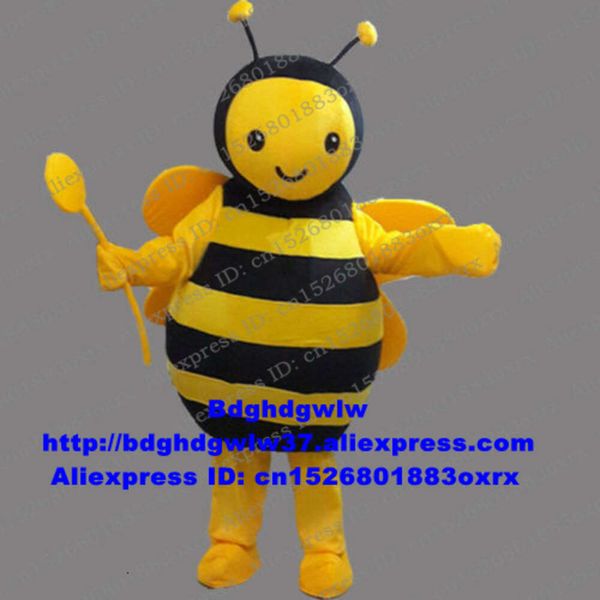 Trajes de mascote abelha abelha vespa hornet vespid mascote traje adulto personagem de desenho animado roupa campanha publicitária planejamento de marketing zx3013