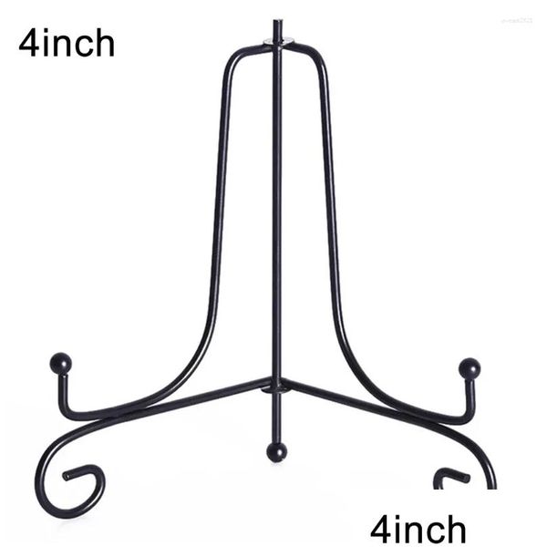 Rahmen Tellerhalter Eisenhalterung Klassische Anzeige 1 Stück Kunst Bild Schwarz Schüssel Staffelei PO Rahmen Home Küche Drop Lieferung Garten Dekor AC Otlln