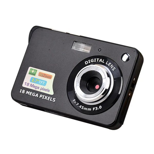 Connettori 2021 Hot 2,7 pollici TFT LCD Display 18MP 720p 8x Zoom HD Digital Camera antishe