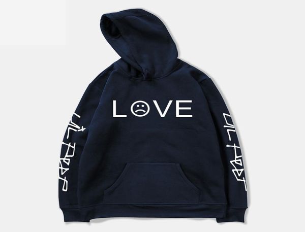 Pkorli Lil Peep Love Sweatshirt Männer Frauen Casual Pullover Hip Hop Lil Peep Rapper Hoodies Sad Face Jungen Hoody7596605