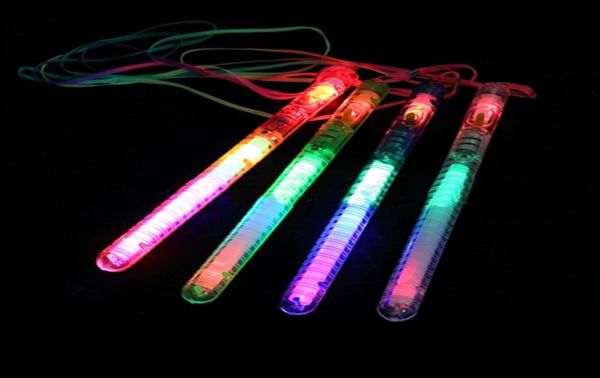 Novità Illuminazione Colore LED Glow Sticks LED Lampeggiante illumina bacchetta Compleanno Festa di Natale festival Camp2039110