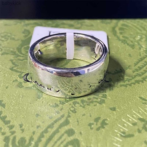 Emozione Titanio Steel Silver Love Rings Designer Gioielli di lusso per uomini e donne Spirit Heart Party Engagement Anghil