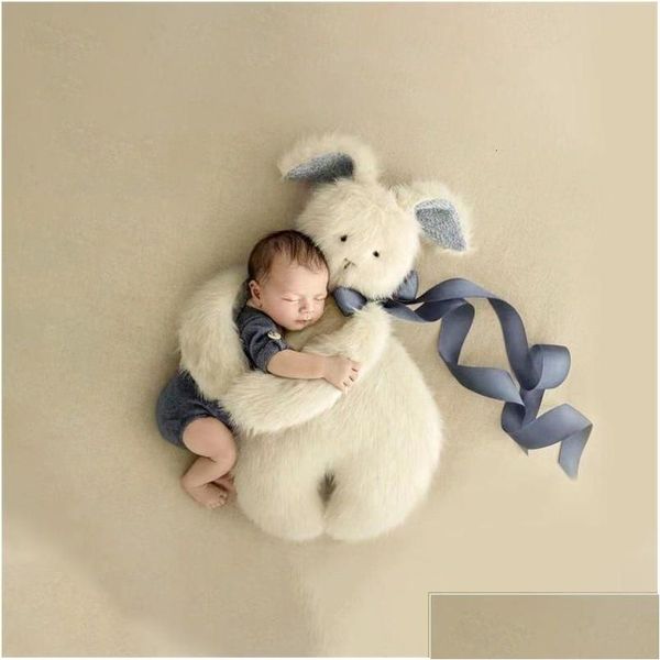 Сувениры Born Pography Реквизит P Animal Bunny Doll Подушка для позирования Po Подушка Студийный коврик 230901 Прямая доставка для маленьких детей Gif Gif Otldz