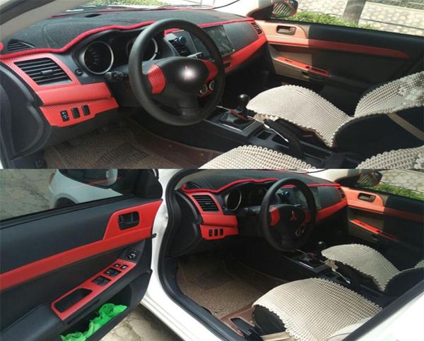 Per Mitsubishi Lancer EX 20092016 Adesivi per auto autoadesivi 3D 5D Vinile in fibra di carbonio adesivi per auto e decalcomanie Car Styling Accesso5843796