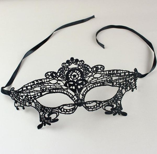 Em todo o mundo preto sexy senhora halloween máscara de renda recorte máscara de olho para festa de máscaras fantasia máscara traje para festa de halloween 7511648