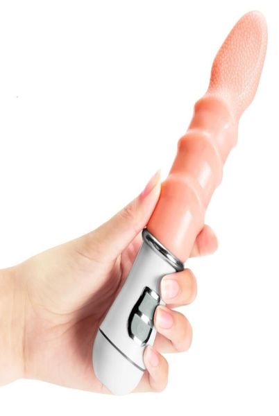 22ss brinquedos sexuais massageadores Fanara Electric Women039s simulado língua longa estimulação masturbação dispositivo vibrador produtos adultos 6381303