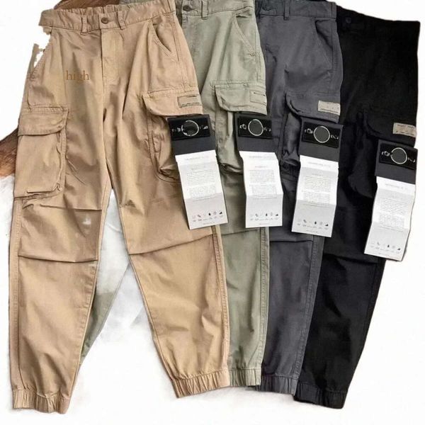 2023 uomo Y2k Cargo Stones Island Haruku stampa tuta multitasche Hip Hop Punk Rock pantaloni a gamba larga oversize streetwear Yp D9cm # alta