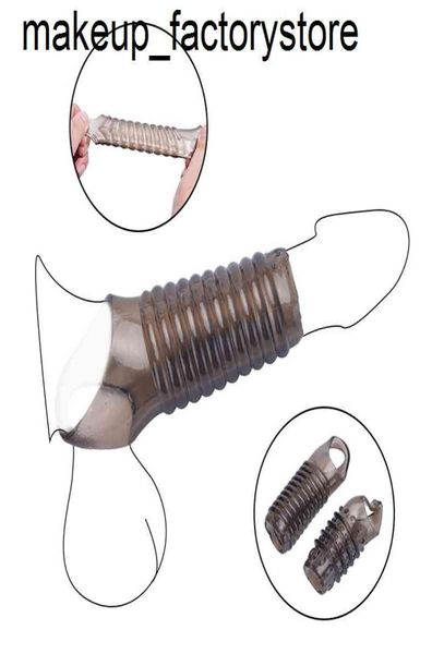 Массажные силиконовые многоразовые секс-игрушки для взрослых для мужчин, игрушка для пениса, многофункциональный фаллоимитатор, усилитель обхвата, рукав для члена с задержкой эякуляции6667327