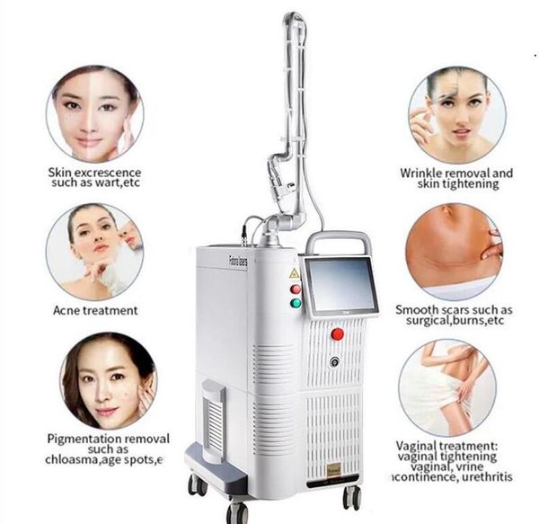 Salongebrauch Co2 Fractional Laser Skin Tighten Aknebehandlung Hauterneuerung Narbenentfernung Vagina Straffung Dehnungsstreifen Faltenentfernung Schönheitsmaschine