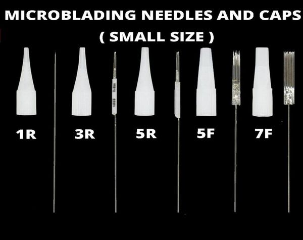 Bütün 50 PCS 1R3R5R5F7F Küçük boyutlu Tek Kullanımlık Kalıcı Makyaj Kalemi İpuçları Dövme Makinesi için Geleneksel İğne Kapakları187F7393889