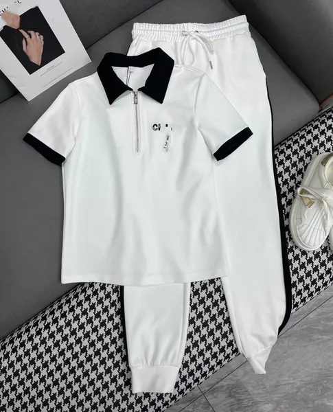 Set 2 pezzi Polo Camicia top + pantalone corto Abito di lusso fatto a mano Mini abito corto Rosa caldo per ragazze Giacca corta Abito estivo l'abito da festa perfetto