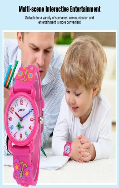 Orologio al quarzo impermeabile per bambini in silicone 3D Cartoon Scuola elementare Children039s Men039s e Women039s Orologi per bambini Gif7463185