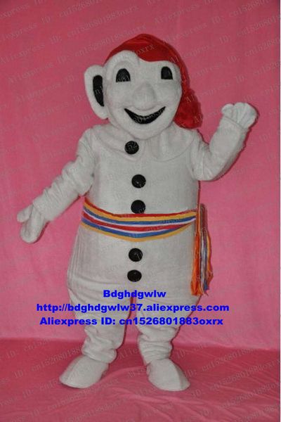 Trajes da mascote bonhomme boneco de neve homem mascote traje adulto personagem dos desenhos animados roupa terno high street shopping reunião bem-vindo zx851