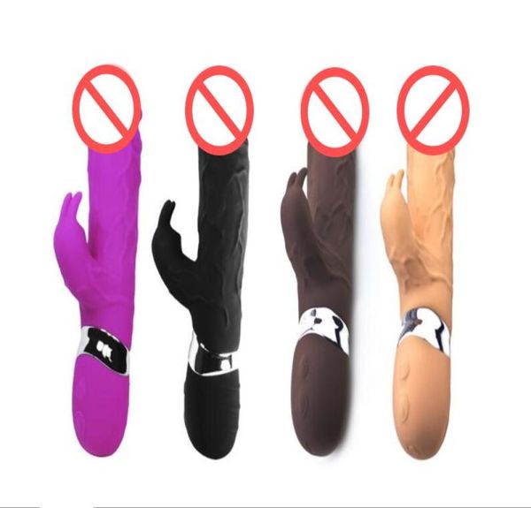 Grande Vibrador Coelho Vibrador À Prova D 'Água Forte USB Recarregável GSpot Vibradores Estimulação Clitorial Pênis Brinquedos Sexuais Para Mulheres por 6795585