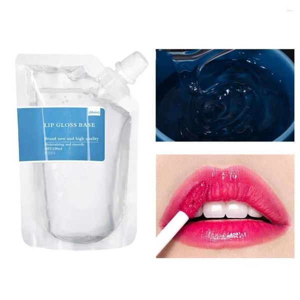 Lip Gloss 100ml Diy Base Primer Básico Maquiagem Batom Hidratante Artesanal Claro Kit Antiaderente com Tigela Maquiagem Duradoura Drop Deliv Ot5Lf