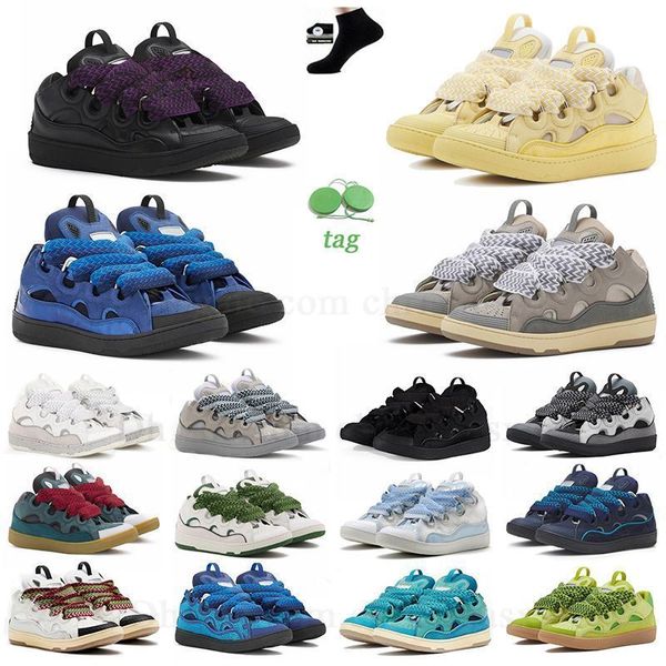 Großhandel Lavines Freizeitschuhe Außergewöhnliche Emed Herren Damen Hightop Kalbsleder Gummi Nappa Plateausohle Schuh Lavines Rosa Schwarz Orange Schuhe Trainer Turnschuhe