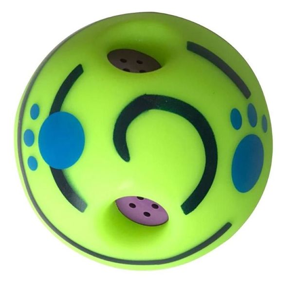 Игрушки для кошек Wobble Wag Giggle Ball Интерактивная игрушка для собак Pet Puppy Chew Забавные звуки Play Training Sport1802