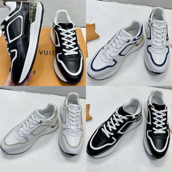 2024ss Frühling Sommer Neue Paar Casual Sportschuhe Runaway-Serie Casual Sneakers für Damen 5 cm hohe, leichte, bequeme, rutschfeste, verschleißfeste flache Schuhe