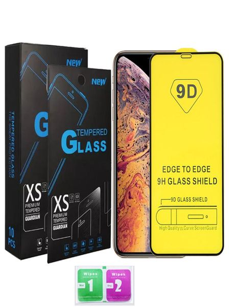 İPhone 13 için 9D Temperli Cam 11 12 Pro Maks Ekran Koruyucusu İPhone X XR XS MAX 6 6S 6P 7 8 Artı Tam Kapak Glass9562950