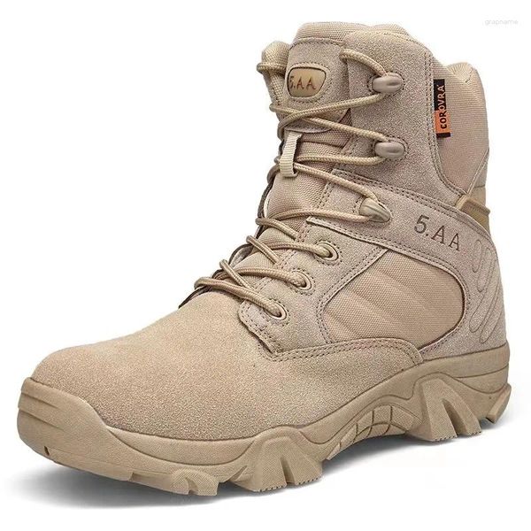 Scarpe Fitness TaoBo Big Size 46 Uomini Outdoor Impermeabile Stivaletti Militari Combattimento a Metà Polpaccio Neve Tattico Trekking Botas Hombre