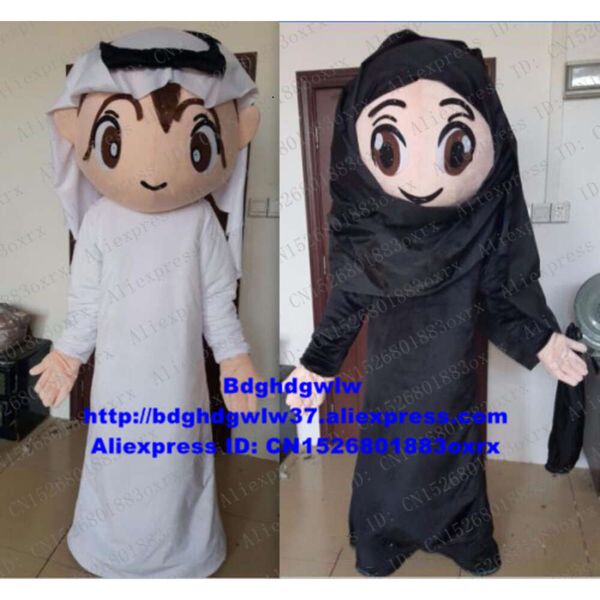 Trajes de mascote Árabe Árabe Pessoas Árabe Muçulmano Muçulmano Muçulmano Traje de Mascote Personagem de Desenho Animado Comédia Performance Empresa Atividade Zx1090