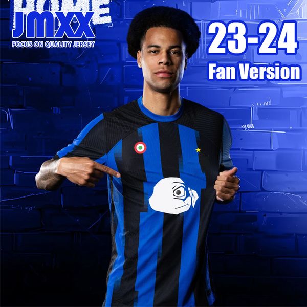 JMXX 23-24 Inters Milans Soccer Jerseys Ninjas Turtles Co Branded Styles Mens Uniformes Jersey Man Football Shirt 2023 2024 Fan Versão