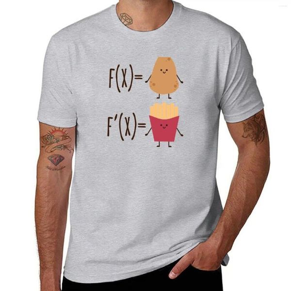 Herren-Poloshirts „The Derivative Of A Potato“-T-Shirt-Rohlinge, Grafiken, Zolldesign: Entwerfen Sie Ihre eigenen Slim-Fit-T-Shirts für Männer