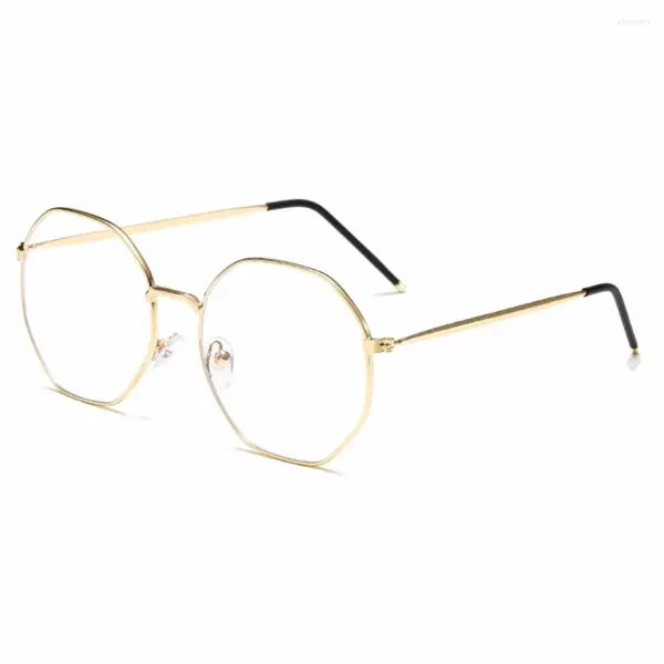 Sonnenbrille Elastische Brillenbeine Geometrische Form Rahmen Männer Anti Blaues Licht Computer Koreanischer Stil Augenschutz