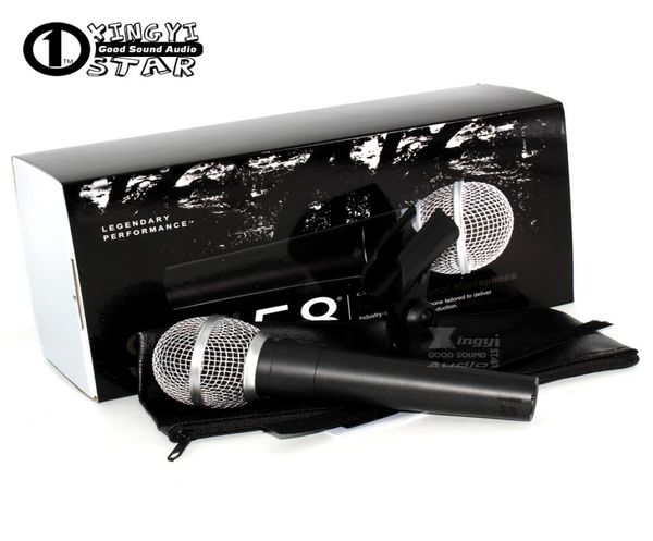 Qualità SM 58LC Microfono cardioide dinamico per voce cablato Mike professionale per SM58LC SM58SK PC Karaoke Microfone Microfono Moving 8558505