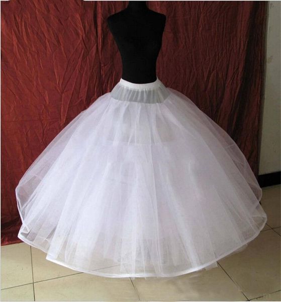 Anágua para vestido de casamento tule feminino underskirt jupon mariage crinoline enaguas novia anagua de vestido de noiva8 camadas não bon6034791