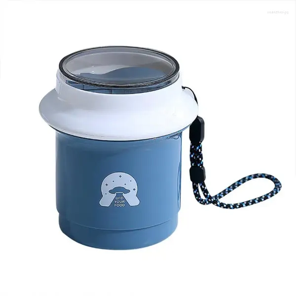 Wasserflaschen Lunchbox Handliche Tasse Thermo mit Löffel Vakuum Edelstahl für Kinder Aufbewahrung Suppe 450 ml isoliert tragbar Outdoor