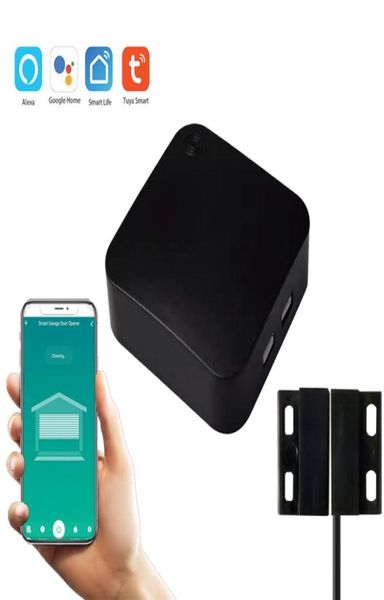 Controle Home Inteligente Tuya Abridor de Porta de Garagem Wifi Remoto para Portão App O Monitor em Tempo Real Trabalho com Alexa Siri Life7224047