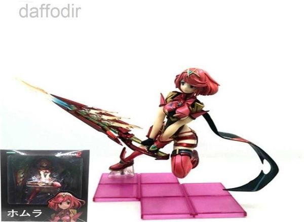 Figuras de brinquedo de ação Xenoblade 2 jogo 17 Anime Action Figure Chronicles Jogo Fate Over Pyra Hikari Fighting PVC Action Figures Coleção Modelo Brinquedos X4300264 240308