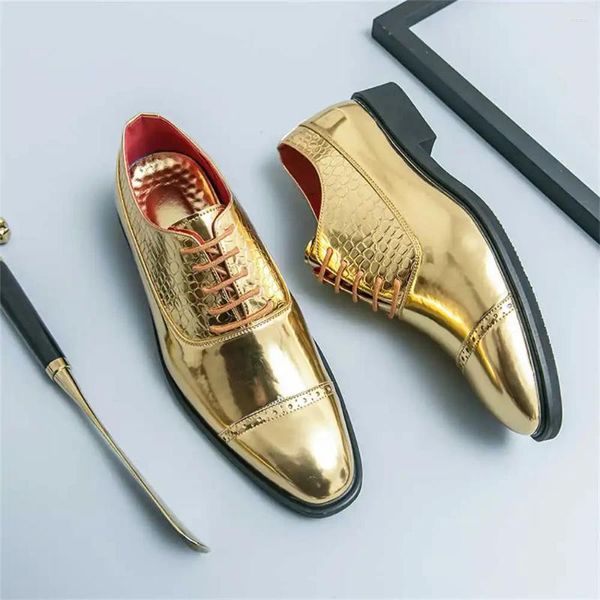 Kleidschuhe Big Sole Gold Man Formal Heels Schwarz 2024 Sneakers Sport Chassure Beskets Play Second Hand