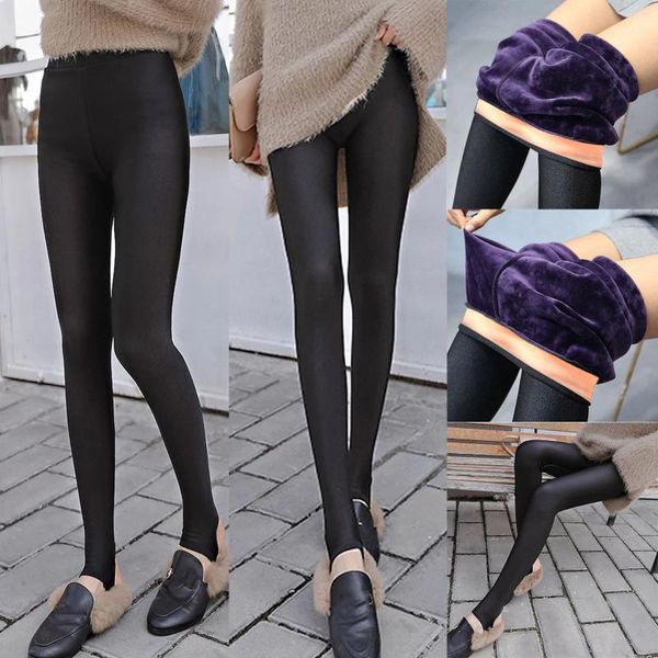 Leggings da donna invernali per donna pantaloni elastici stretti leggins termici a vita alta skinny femminile 2024 abbigliamento Ropa De Mujer