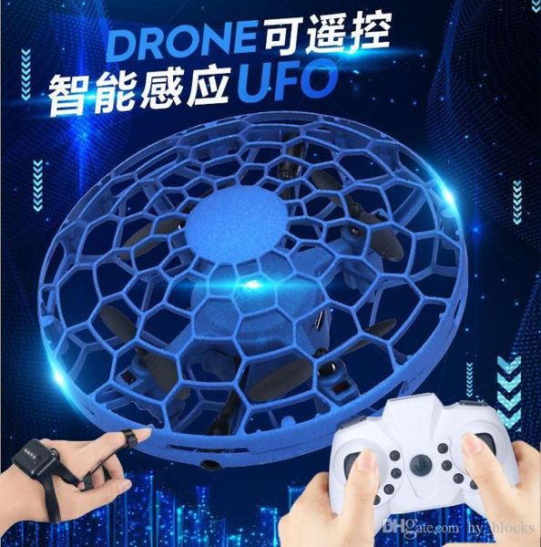 Mini kontrol drone indüksiyon hareketi algılama helikopter modeli saat tutamak uzaktan ufo rc uçak uçan top akıllı sihir oyuncakları wku9877307