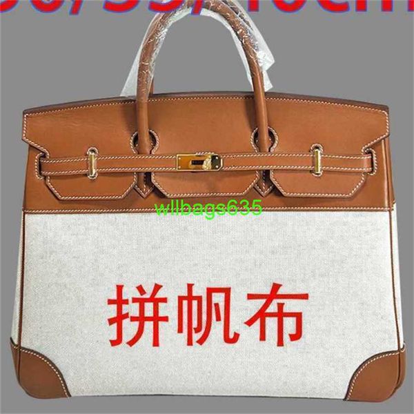 Borse fatte a mano Borse in vera pelle Bk40 Borsa versione personalizzata Borsa in tela di vacchetta Borsa da uomo in vera pelle con logo HBWXZC