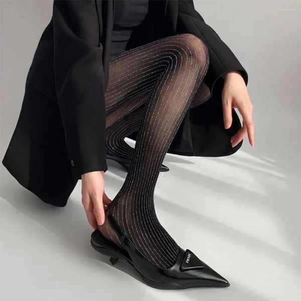 Damensocken, glitzernde schwarze Strumpfhosen, Übergröße, Body, Tattoo-Strumpfhose, Spitze, Oberschenkel, transparente Dessous, Sommer